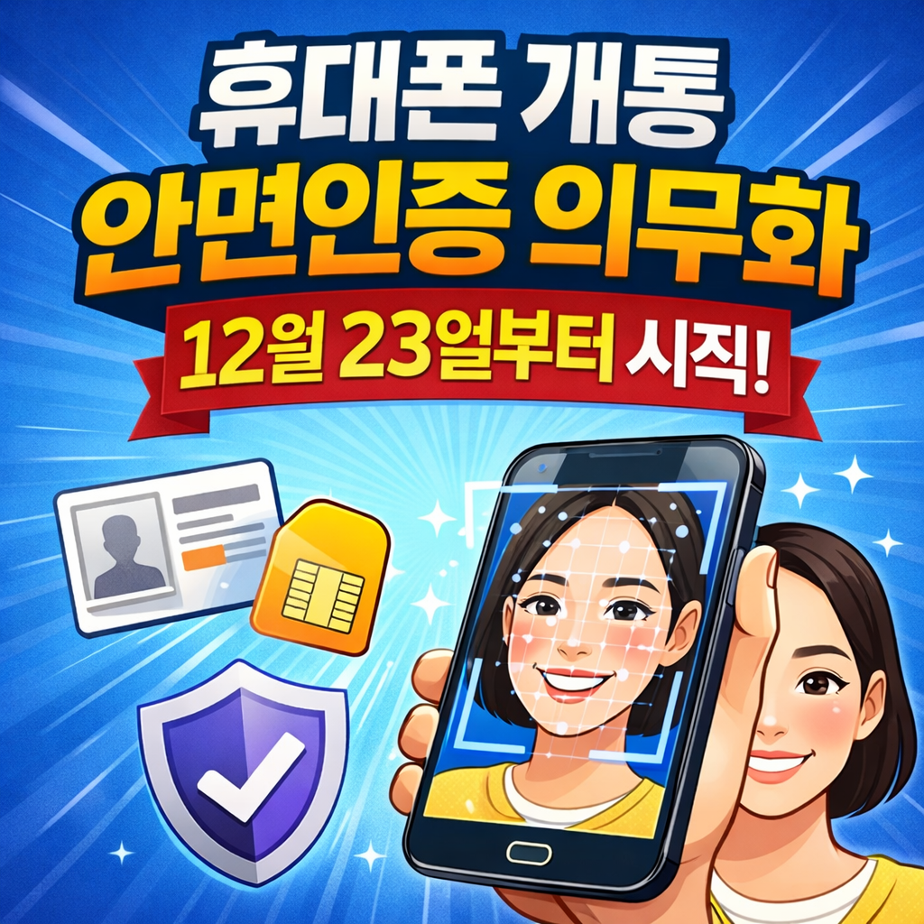 안면인증 가이드 확인하러 가기