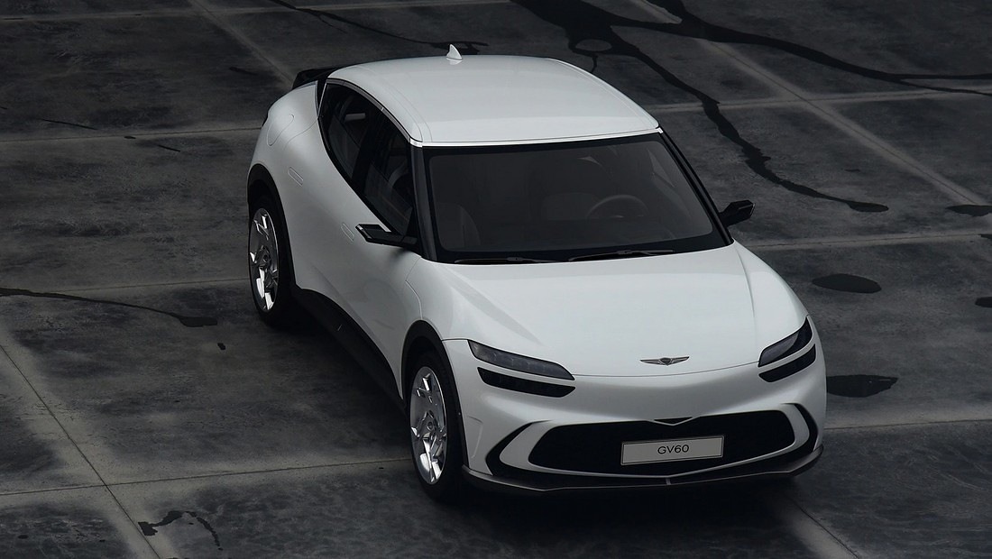 제네시스 GV60 순수전기차 앞면 출처 제네시스 홈페이지