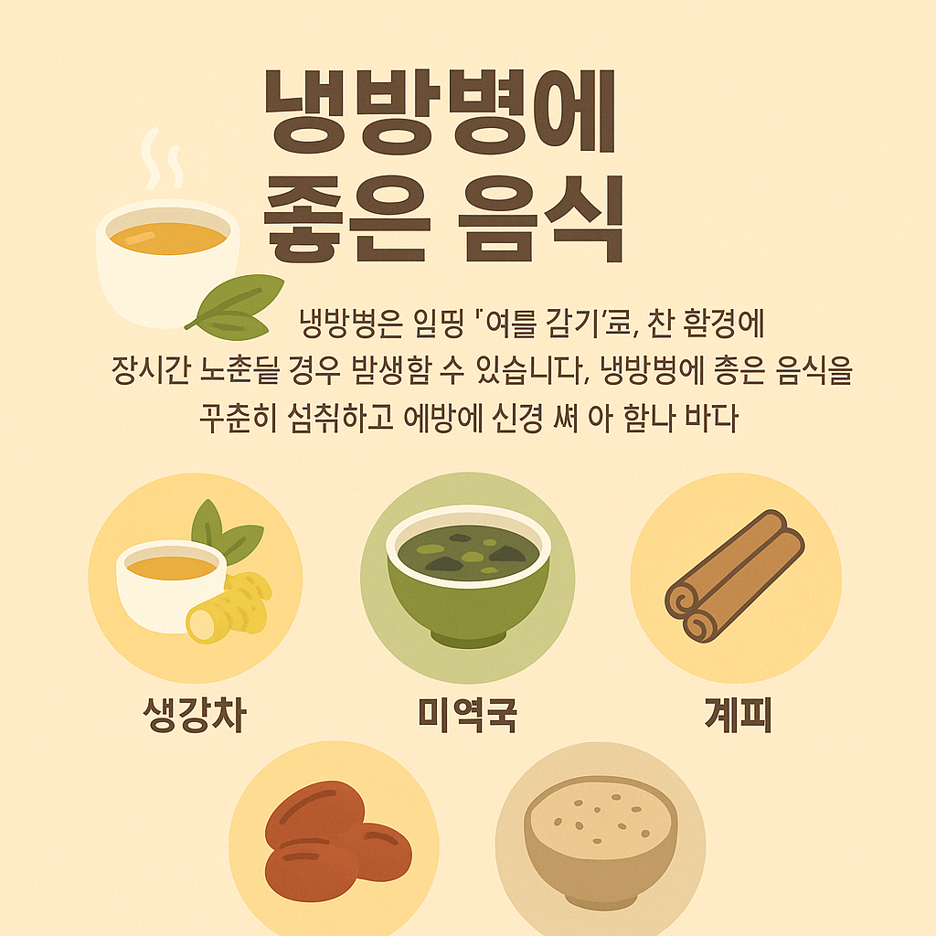 냉방병에 좋은 음식 5가지