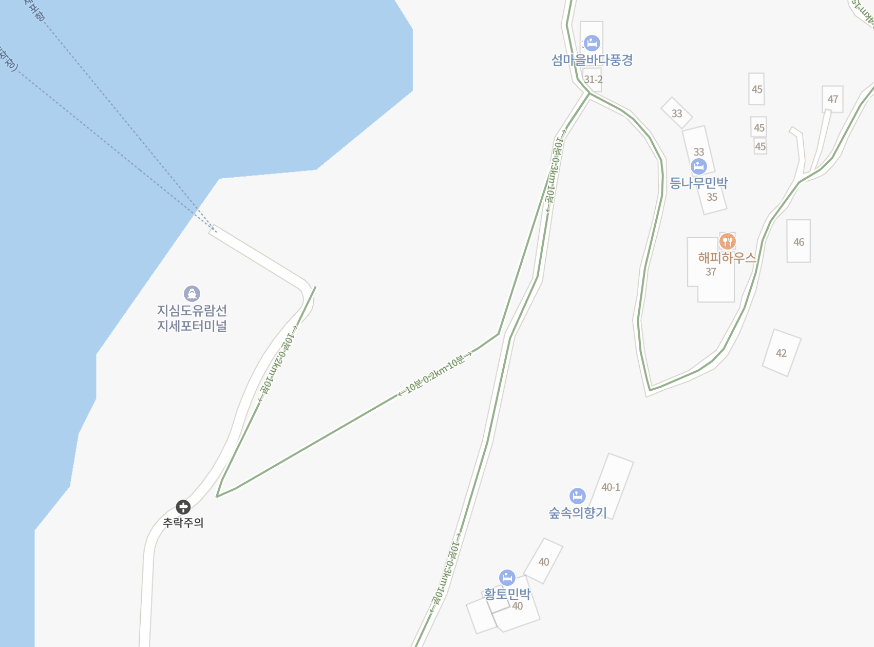 지심도 배 시간표 1-2