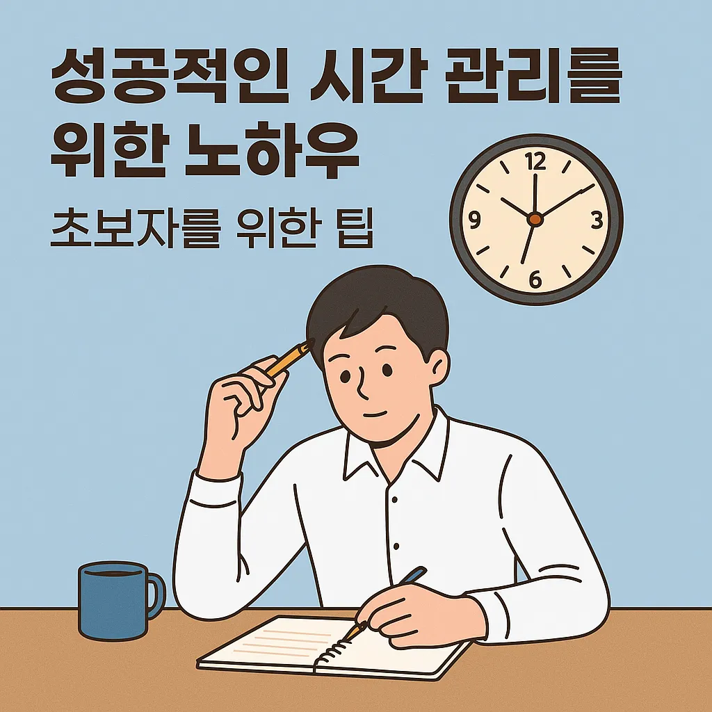 성공적인 시간 관리를 위한 노하우: 초보자를 위한 팁