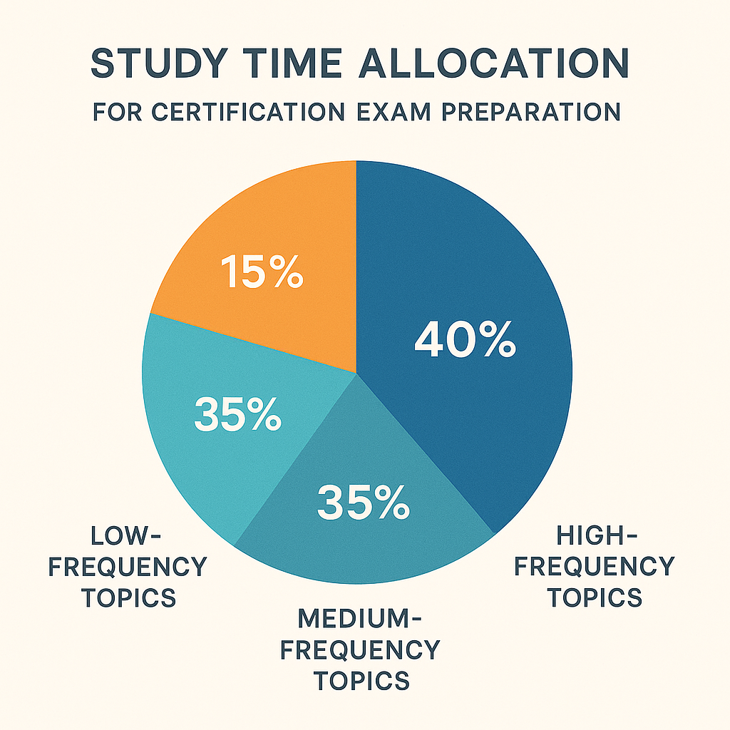 Study time allocation based on exam frequency analysis