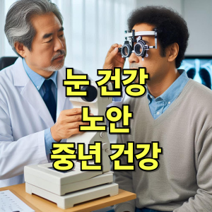 중년의 눈 건강과 시력 보호 방법