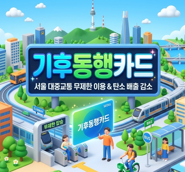 기후동행카드 신청방법 3만원 환급