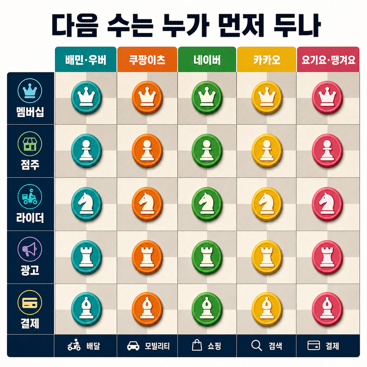 우버·배민 대 쿠팡이츠로 재편되는 경쟁
