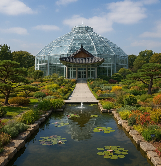 국립세종수목원 전경