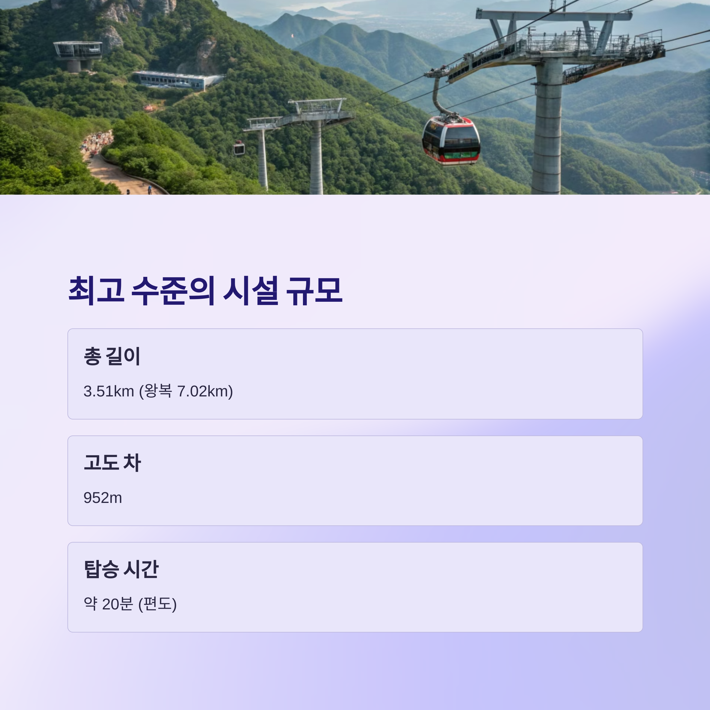 시설 규모 및 이용 정보