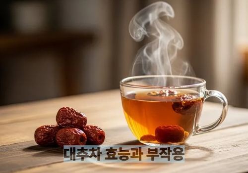 대추차 효능과 부작용