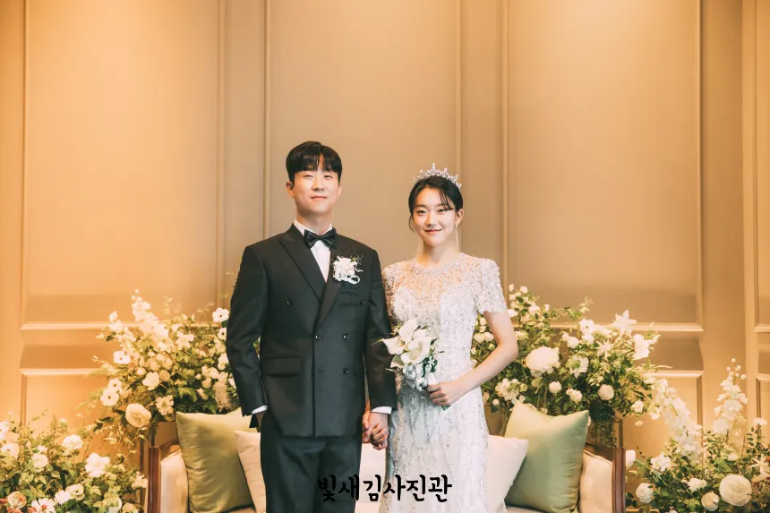 신부대기실 신랑신부 가로