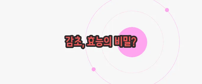 감초 효능 궁금한 점, 풀어보죠