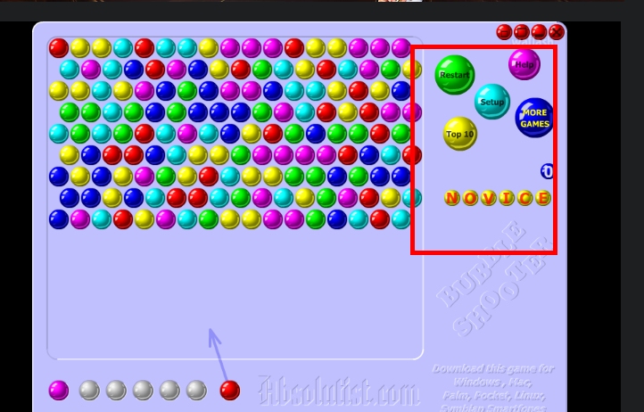 버블슈터 게임하기 홈페이지 소개