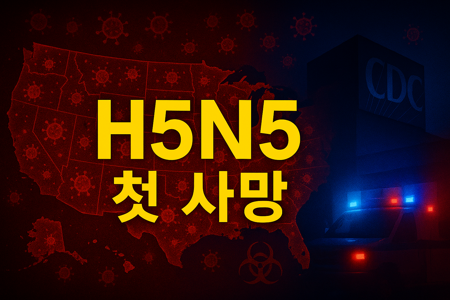 미국서 H5N5 조류독감 첫 사망… “전 세계 최초 사례” 가능성