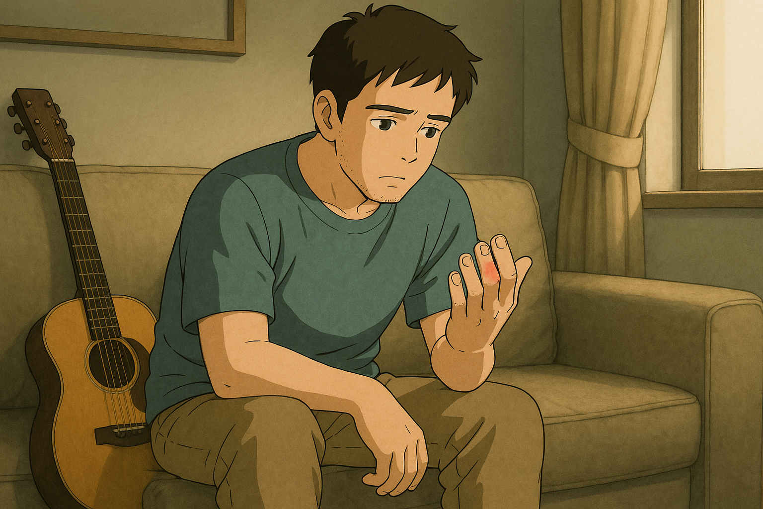 통풍 회복기: 기타를 내려놓고 통증을 느끼는 시점