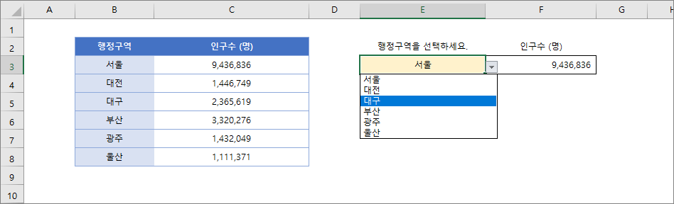 VLOOKUP-함수는-표의-맨-좌측에서-찾으려는-값을-검색한-뒤-동일한-행에-위치한-다른-값을-출력하는-함수