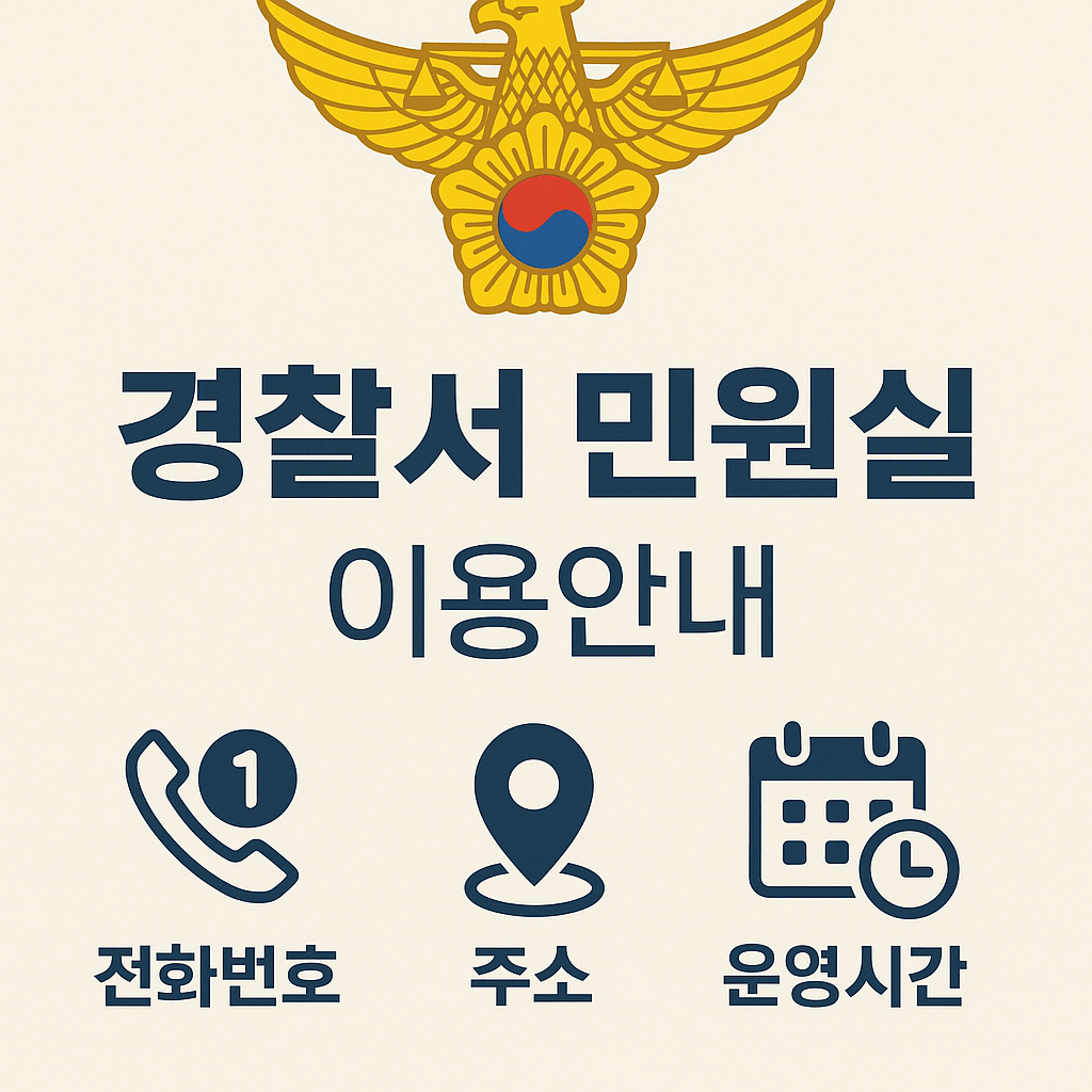 시흥경찰서 전화번호 설날 추석 연락처 휴무 휴무일