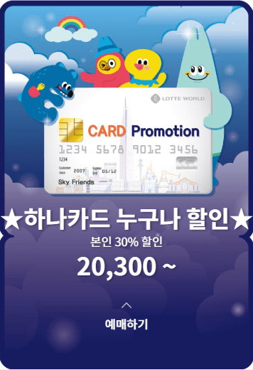 롯데타워 전망대 요금 사진