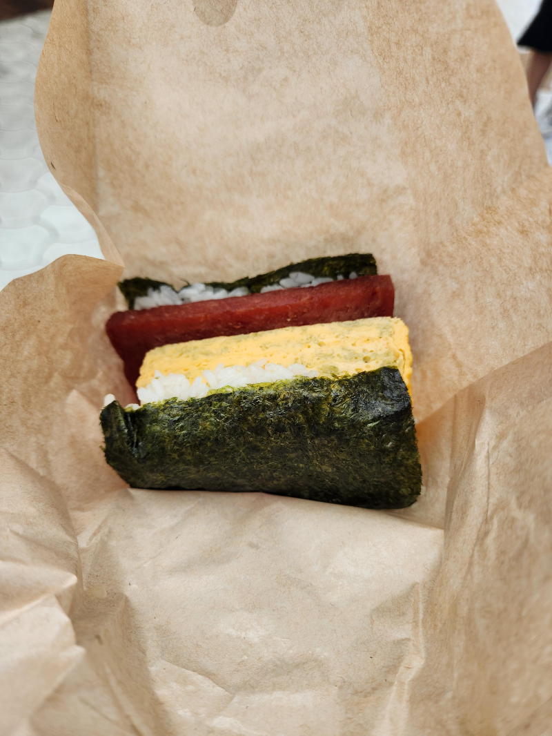 오키나와 나하시장 무스비