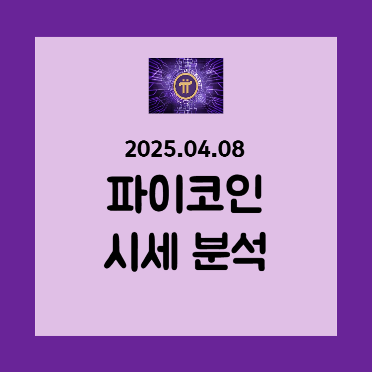 2025.04.08 파이코인 시세 분석