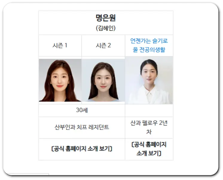 슬의생 명은원