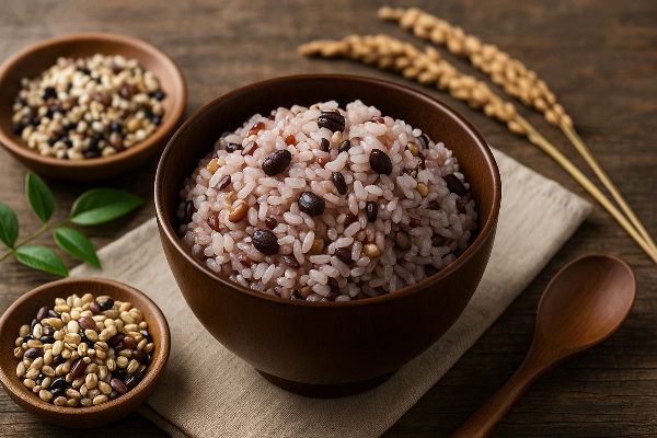 여러-곡물로-만든-잡곡-밥