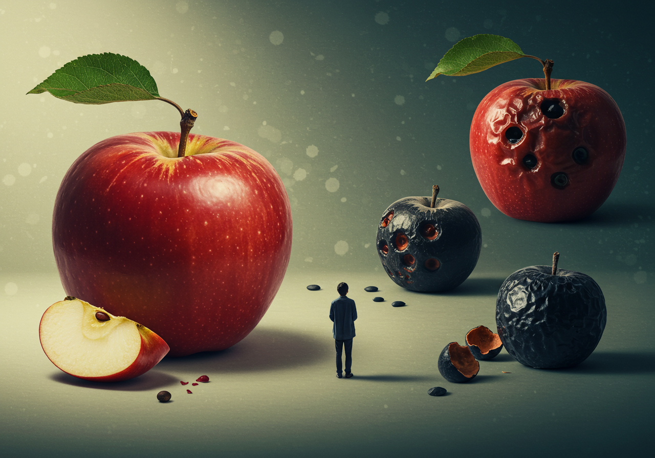 사과를 잃거나 버리는 꿈과 색상별 사과꿈의 의미