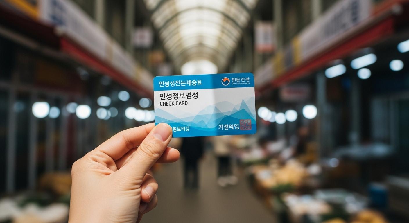 민생소비쿠폰 체크카드