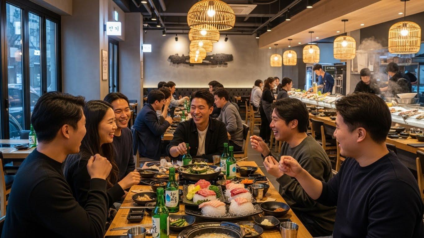 종각역 인테리어 횟집