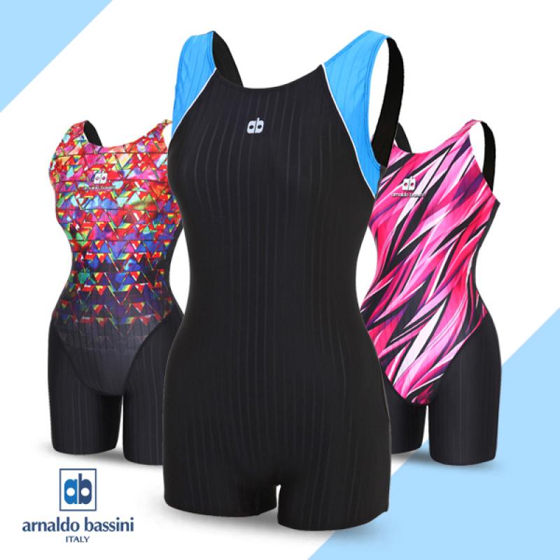 여성 아쿠아 반신 수영복 강습 빅사이즈 실내 수영장 1부 3부 5부 초보 입문 ASWU1531