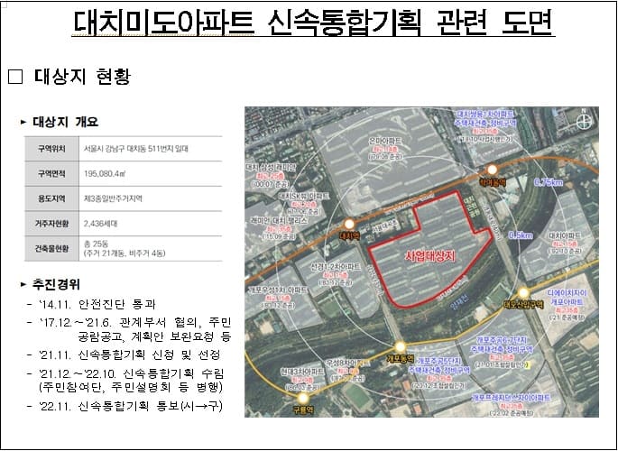 40년 대치 미도아파트, 재건축 본격화