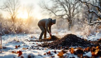 봄 텃밭 준비 토양 갈기 석회 퇴비 잡초 씨 제거_21