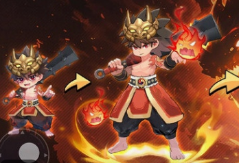 갓깨비키우기 게임 화면