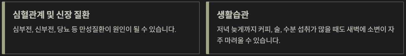 심혈관계 및 신장질환