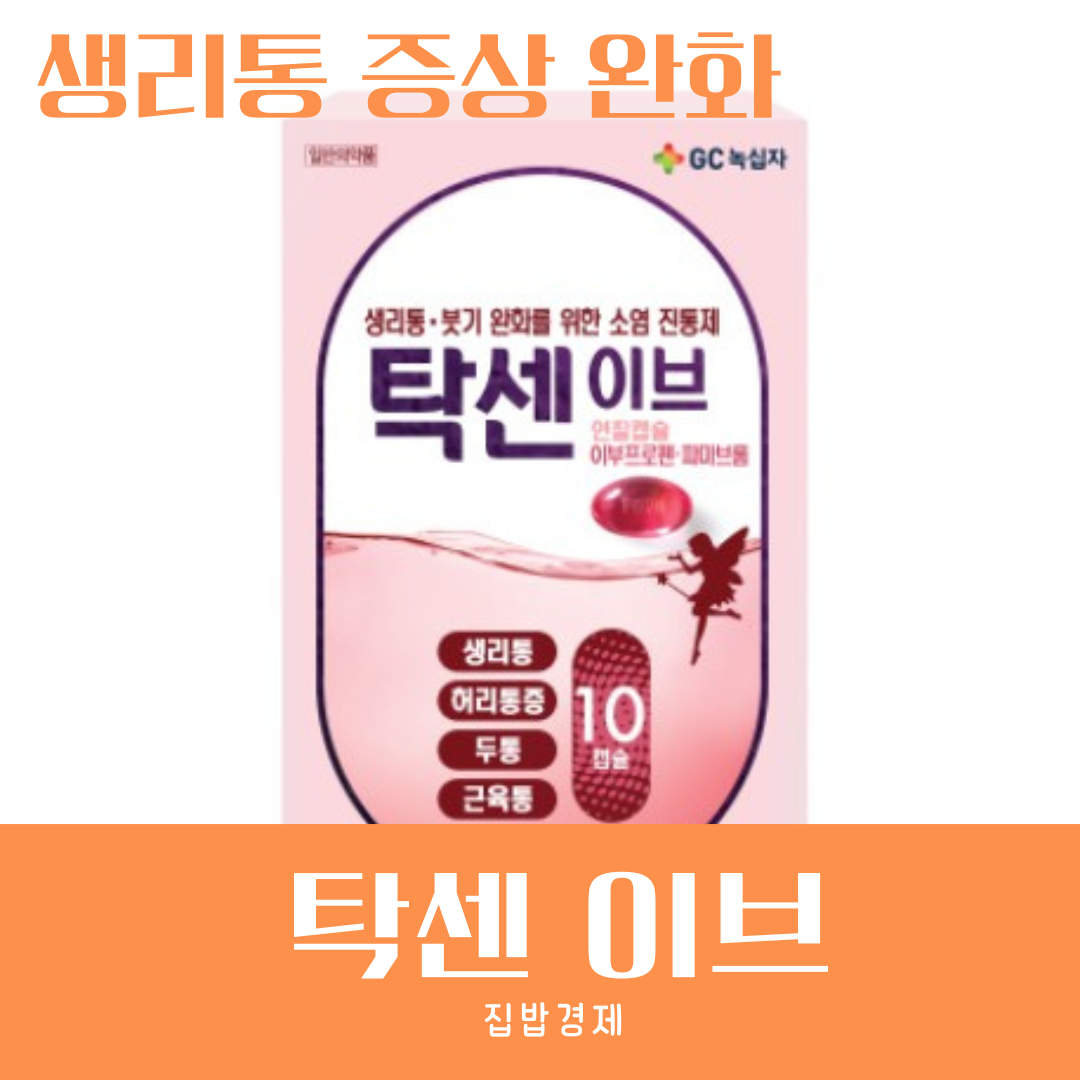 생리통 약 탁센 이브