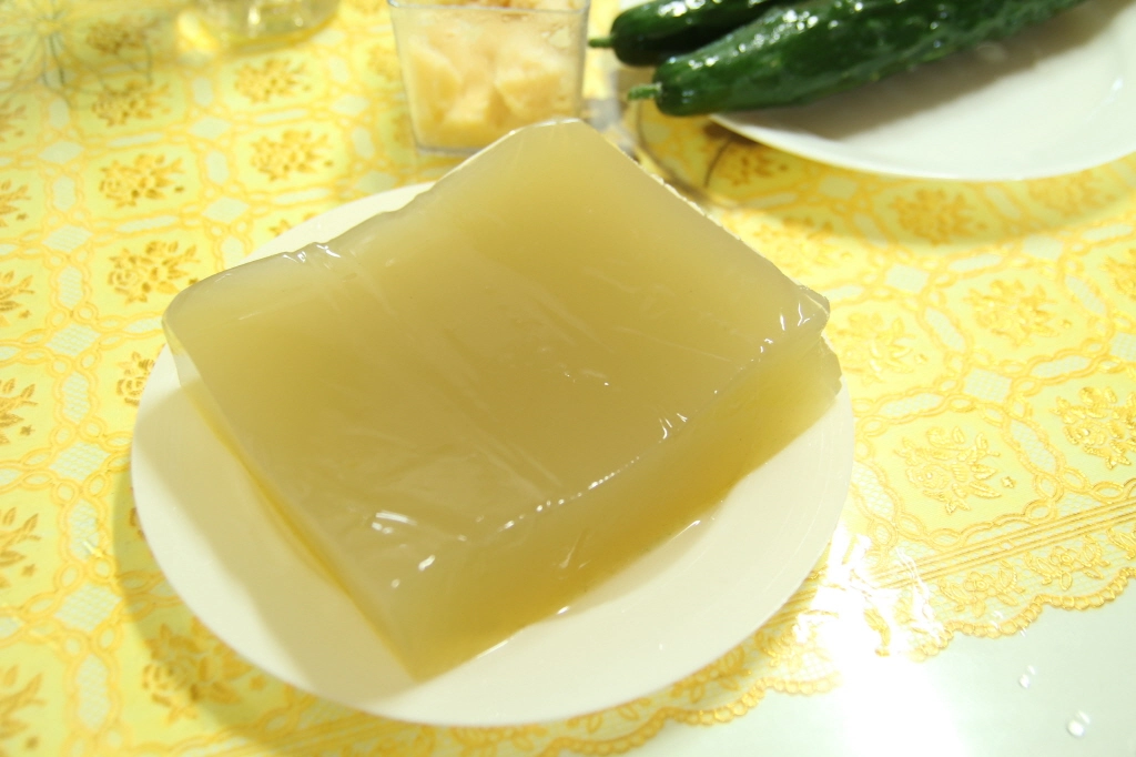 우뭇가사리 묵 우무묵 모습