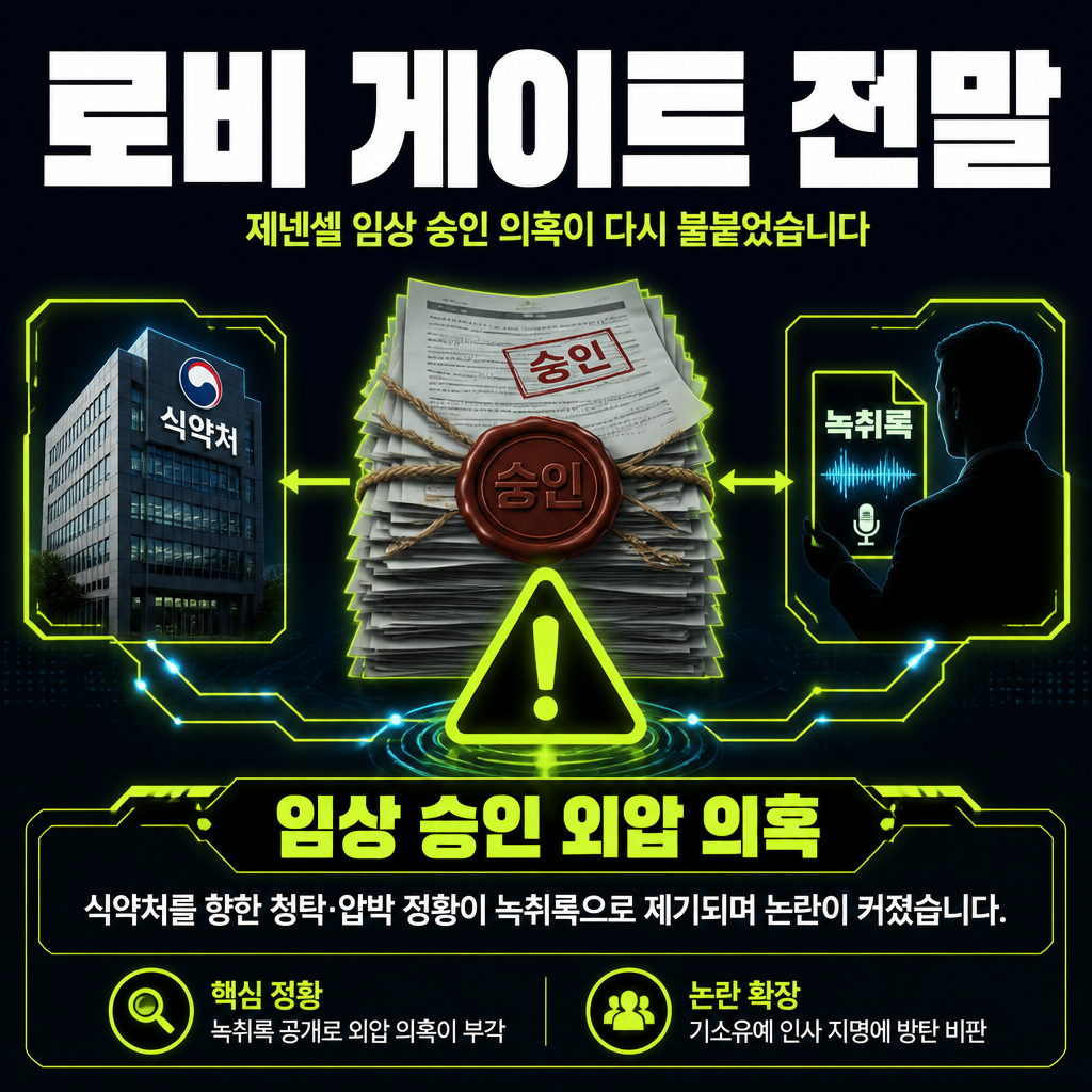 로비 게이트 전말