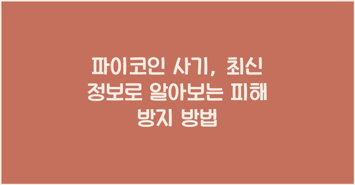파이코인 사기