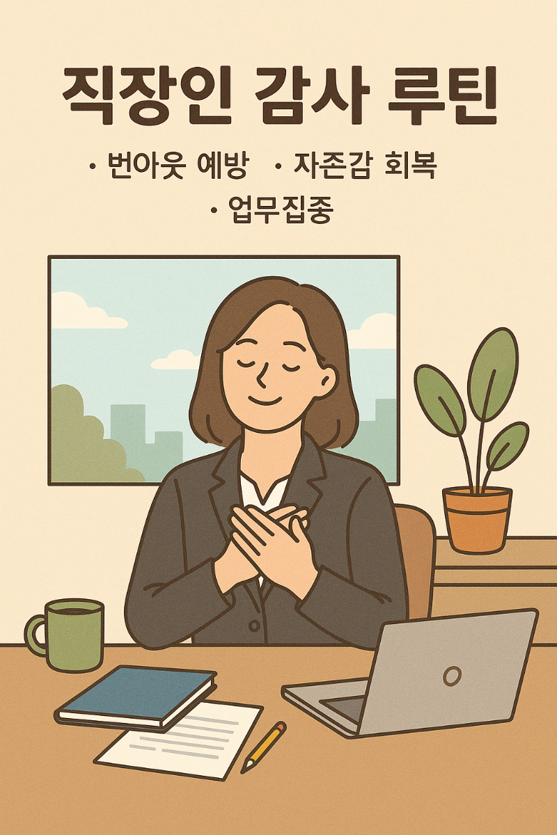 직장인 감사루틴