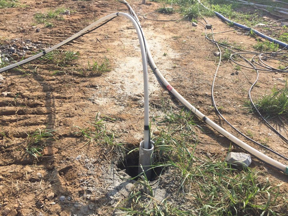 패커 주입 모습