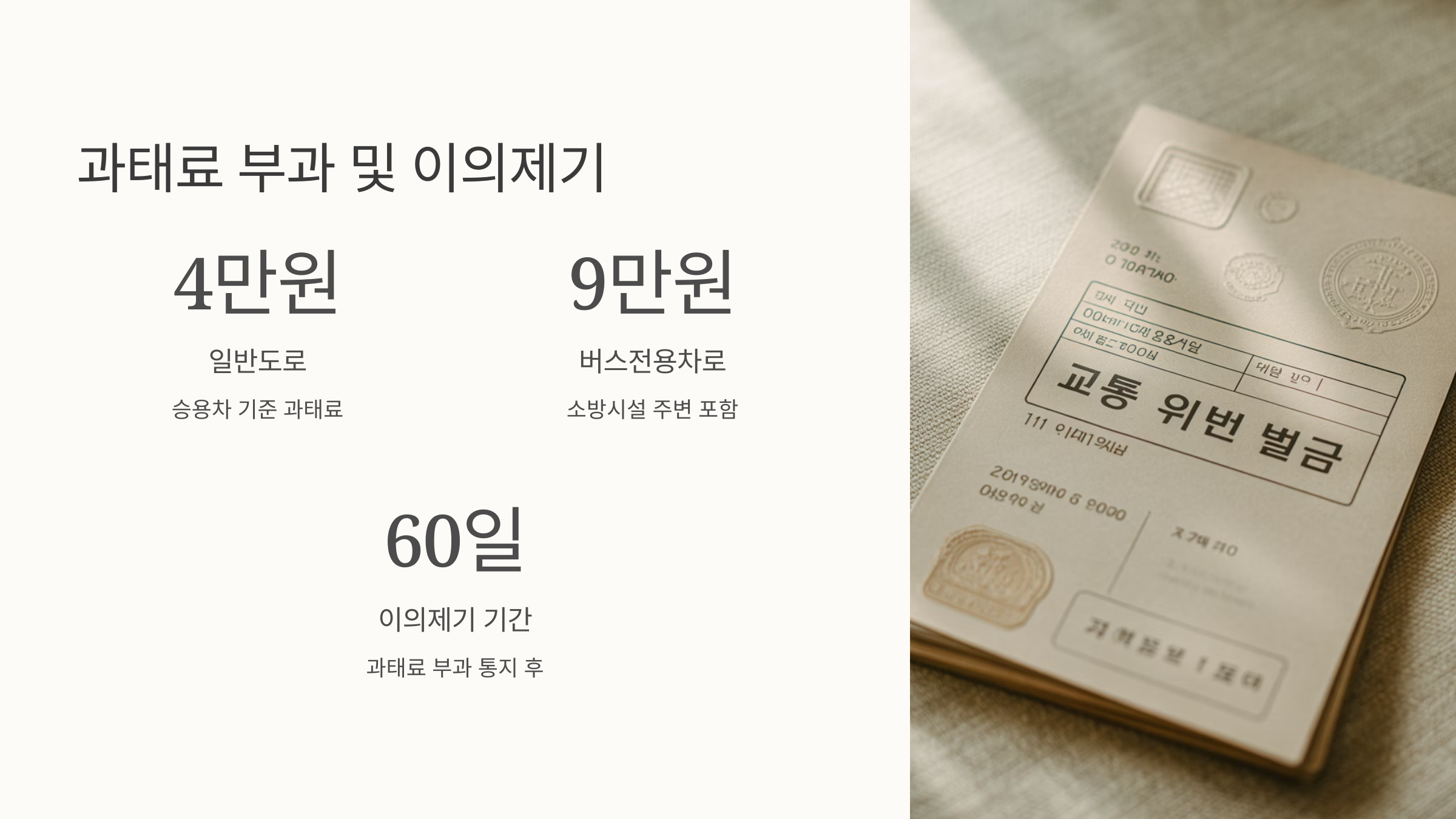 과태료 부과 및 이의제기