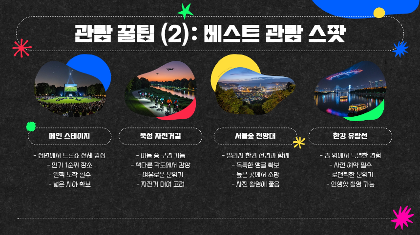 올해 가장 핫한 서울 축제! 2025 뚝섬 드론쇼 A to Z 총정리