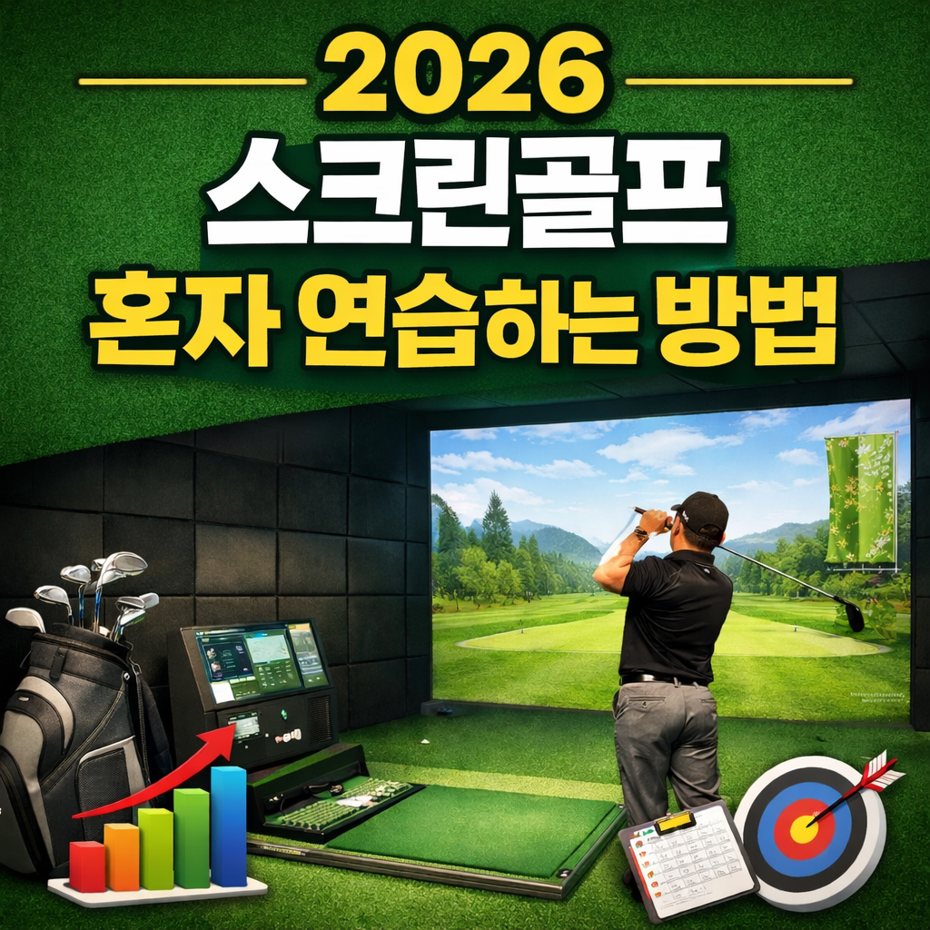 2026 스크린골프 혼자 연습하는 방법｜무인 스크린골프 연습장 추천