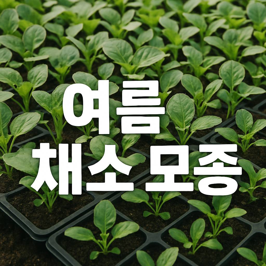 여름채소모종추천