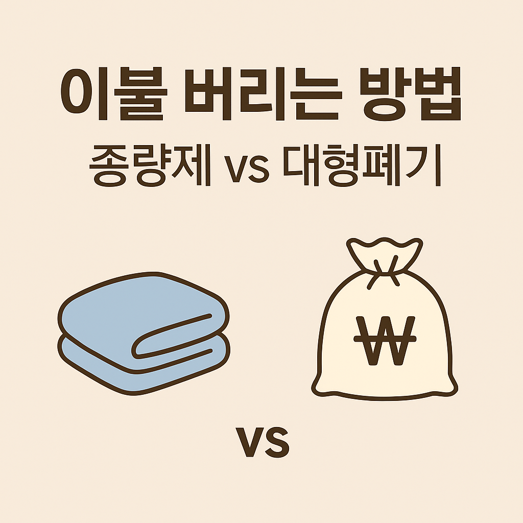 이불 버리는 방법