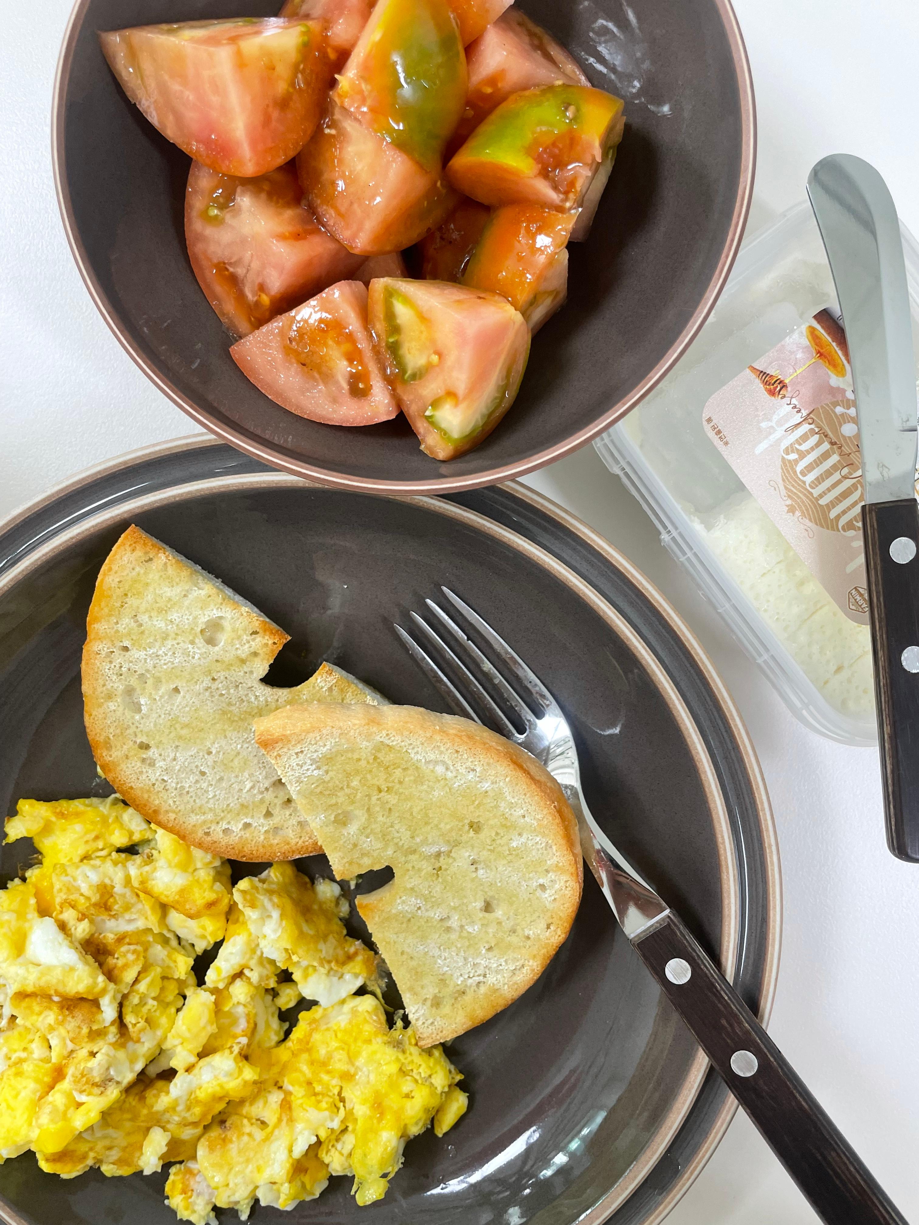 베이글과 토마토