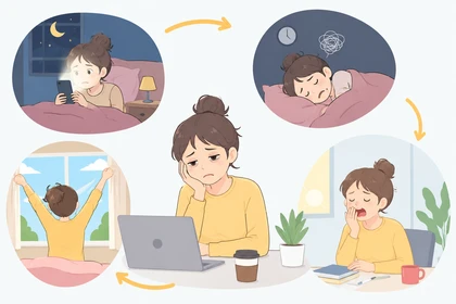 늦게 자는 생활과 피로 영향 정리7