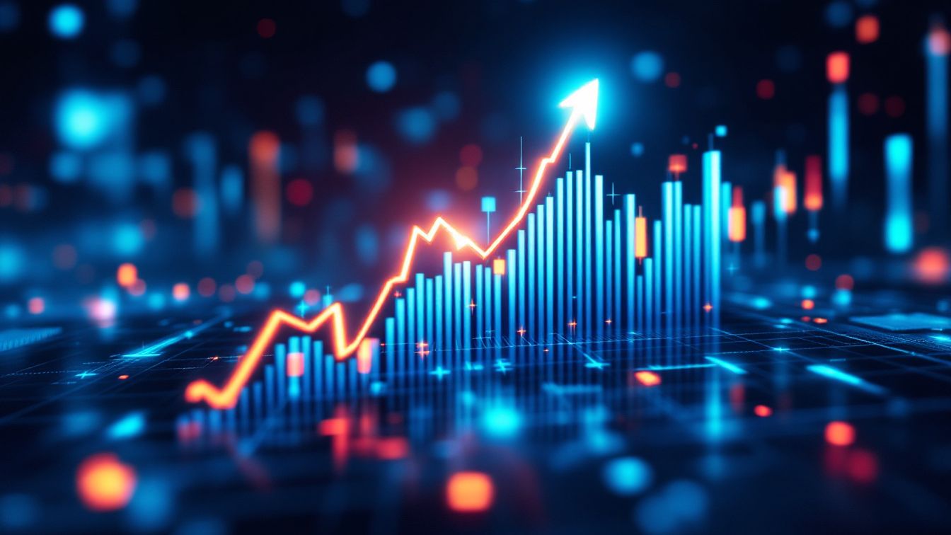 우상향하는 주식 차트