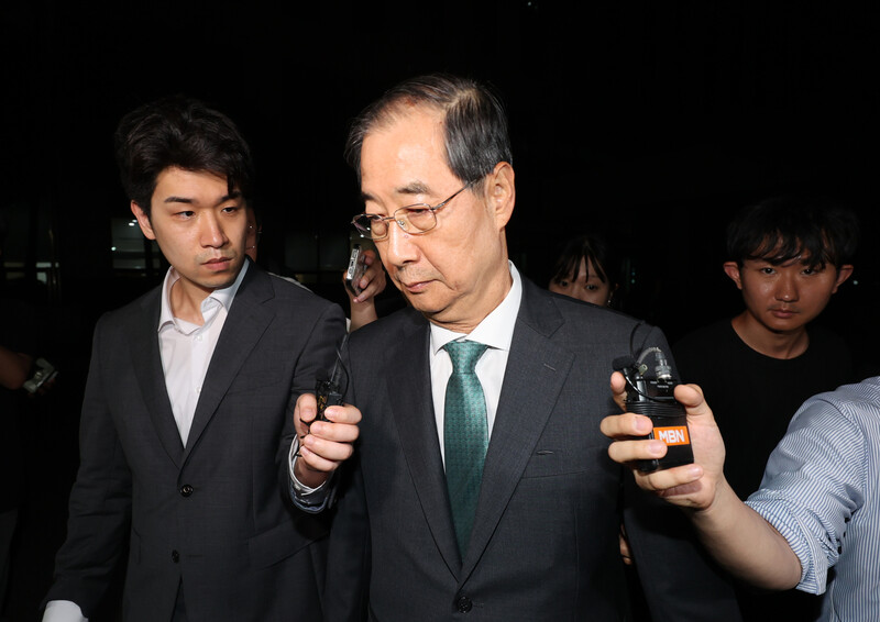 한덕수 국무총리 권한대행 피의자조사 내란특검 윤석열