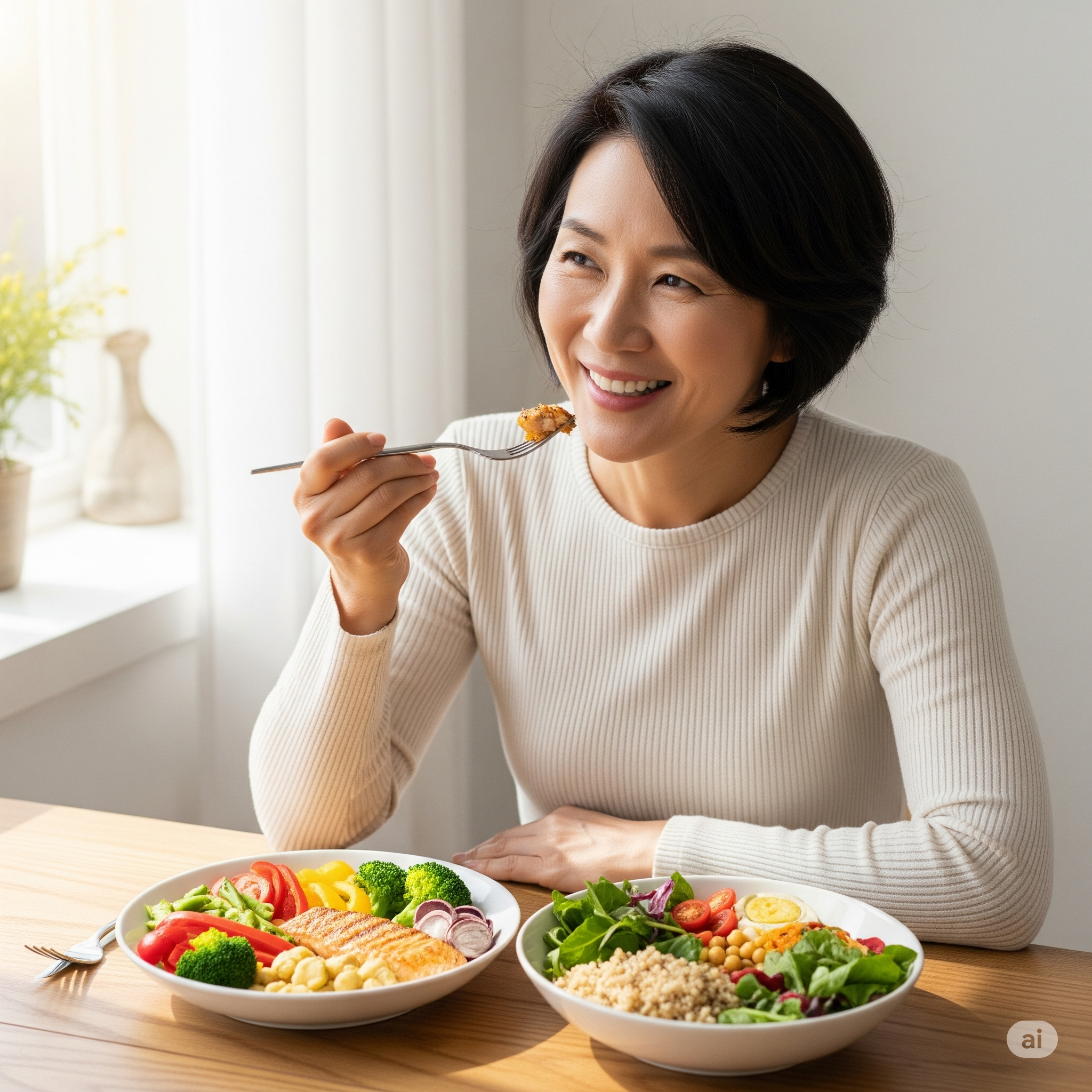 50대 여성의 골다공증 예방 식단