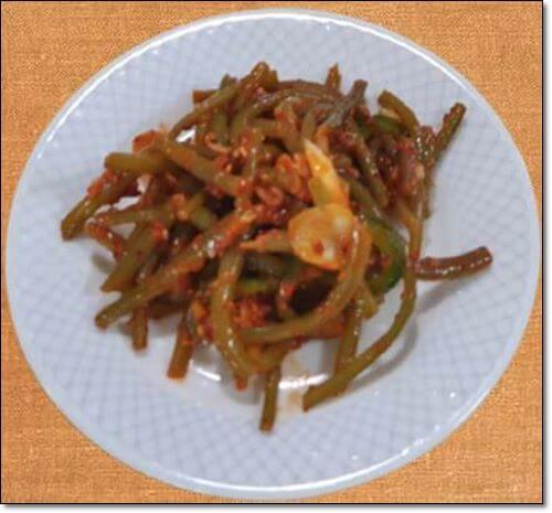 고구마줄기 무침