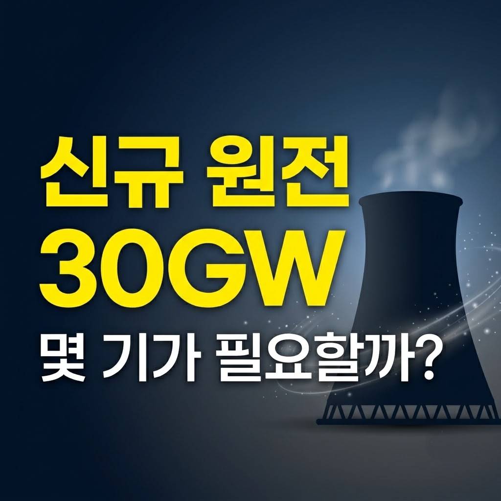 신규 원전·SMR 도입 검토